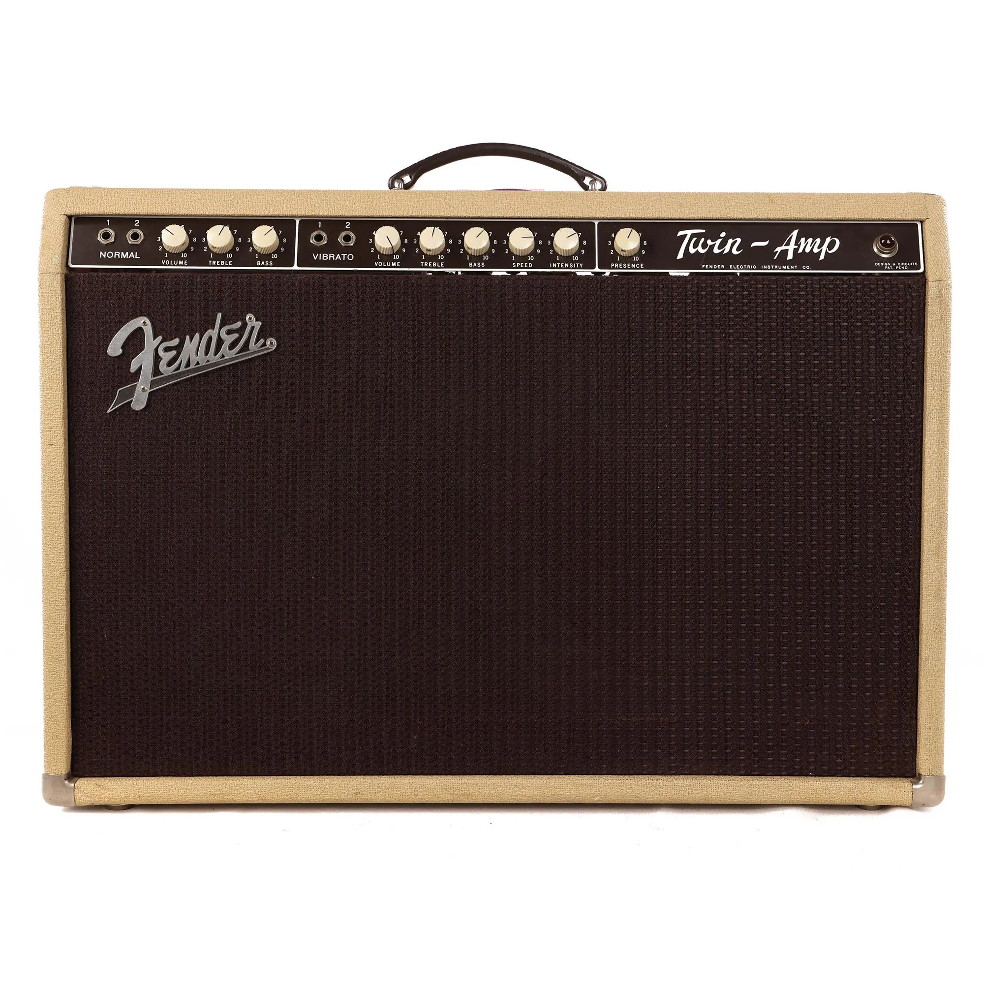 1962 Fender Twin Blonde Combo Amplifier