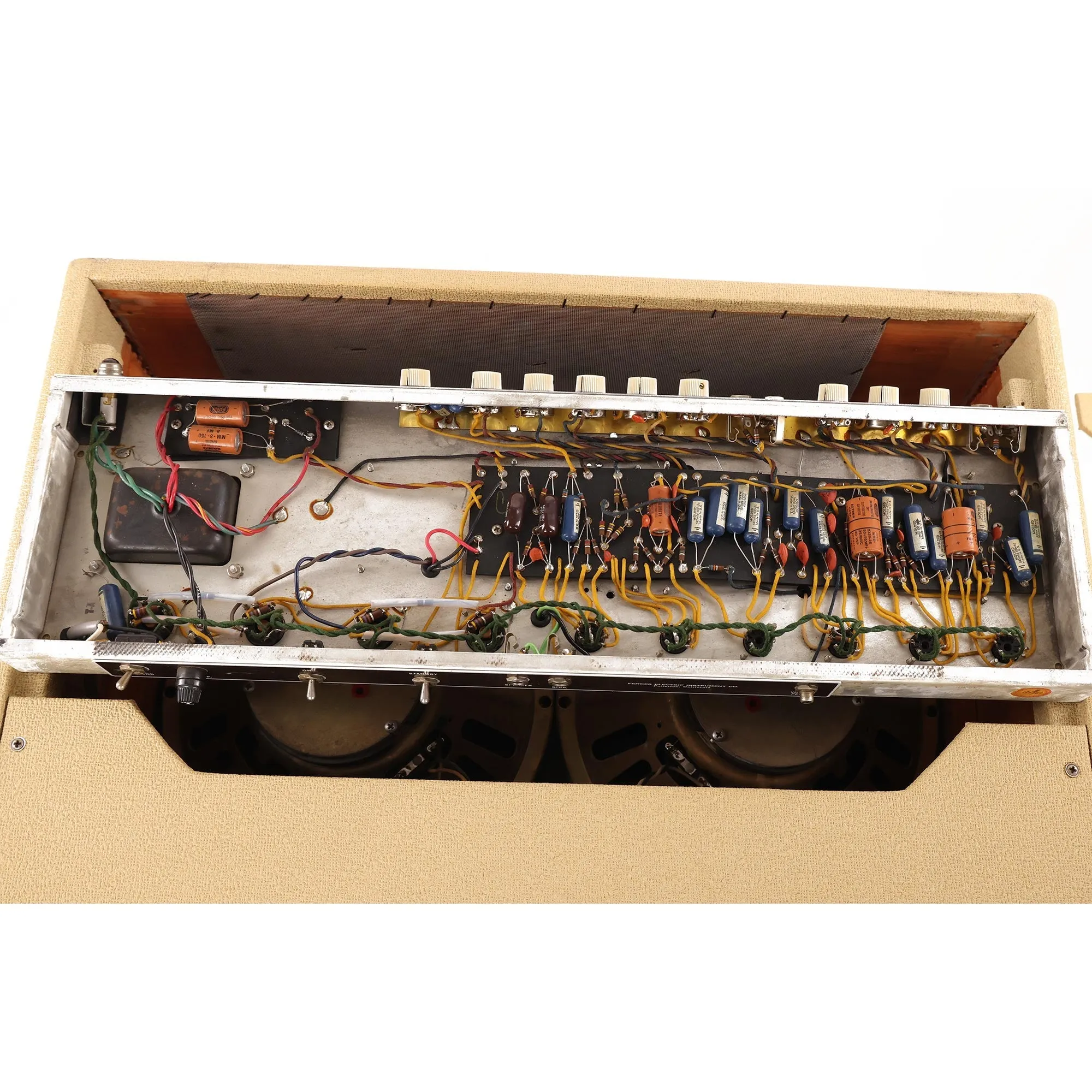 1962 Fender Twin Blonde Combo Amplifier