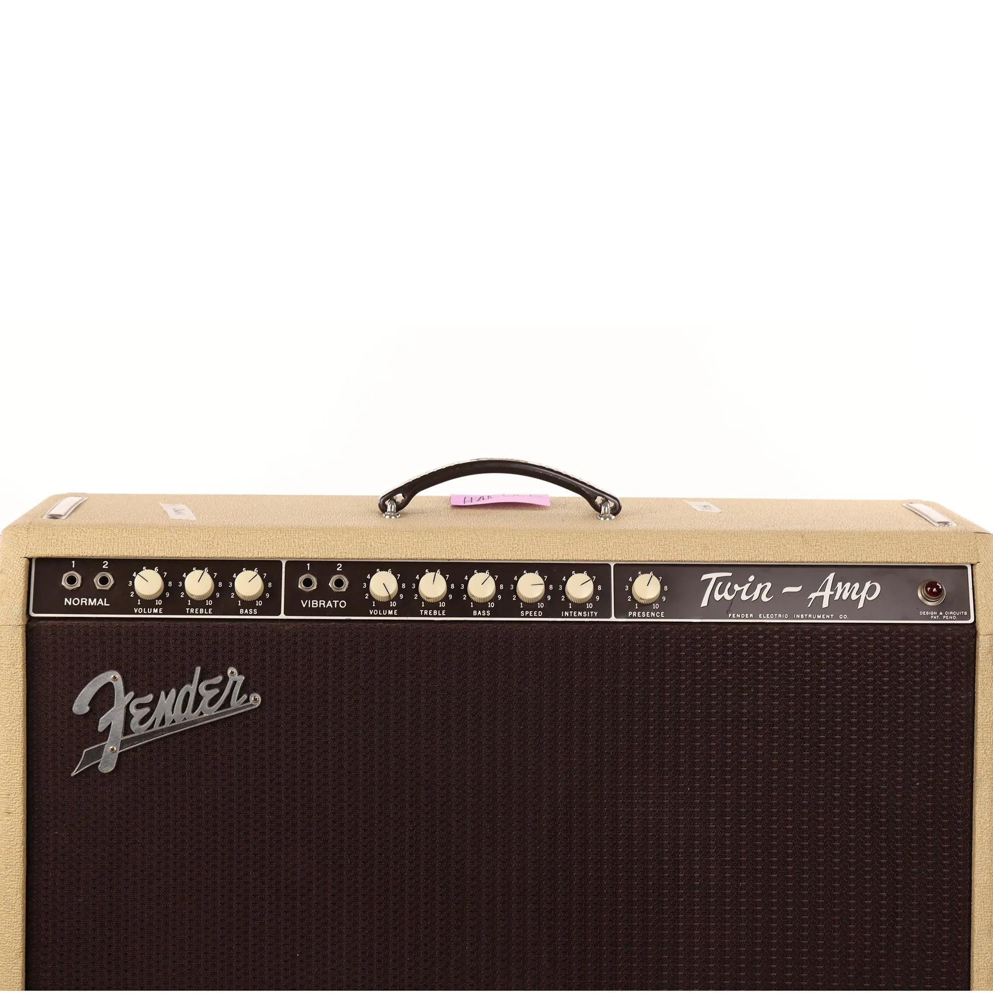 1962 Fender Twin Blonde Combo Amplifier
