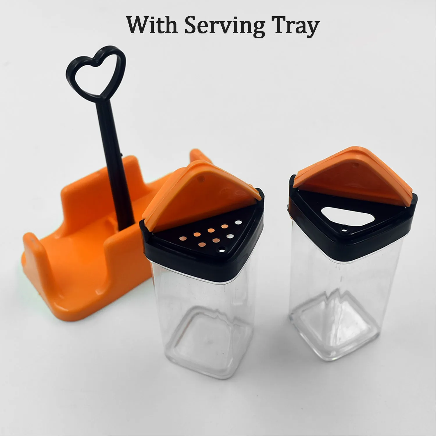 2070 Multipurpose Masala / Spice Rack Container with tray- Set of 2Pcs