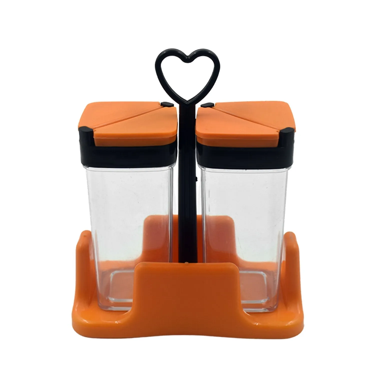 2070 Multipurpose Masala / Spice Rack Container with tray- Set of 2Pcs