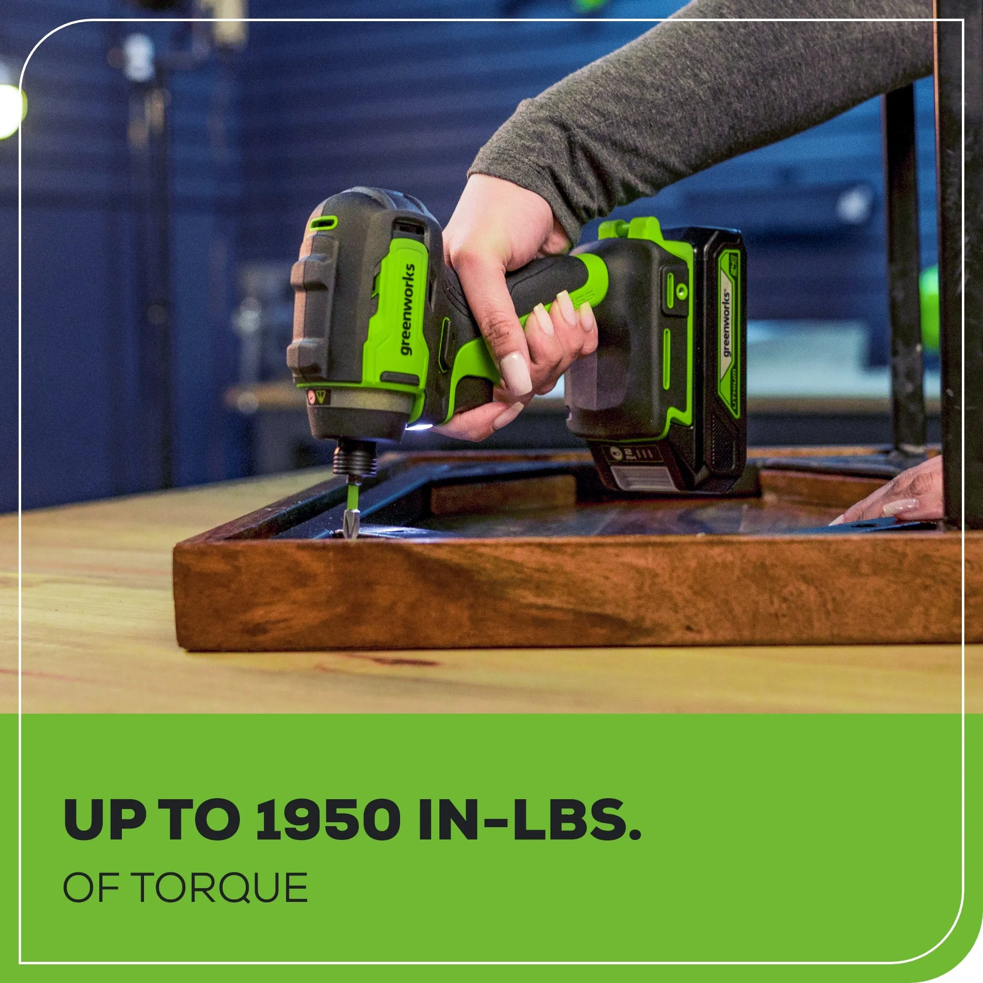 24V Cordless Battery Drill, Impact Driver & Jig Saw 3PC Combo Kit w/ (2) 2.0Ah Batteries & Charger