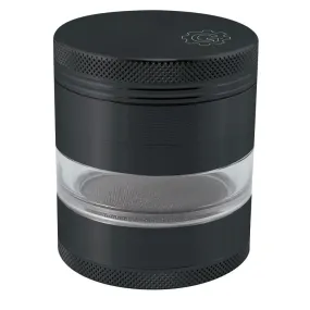 2.5 In Grindhouse 4pc Grinder With Window - Black