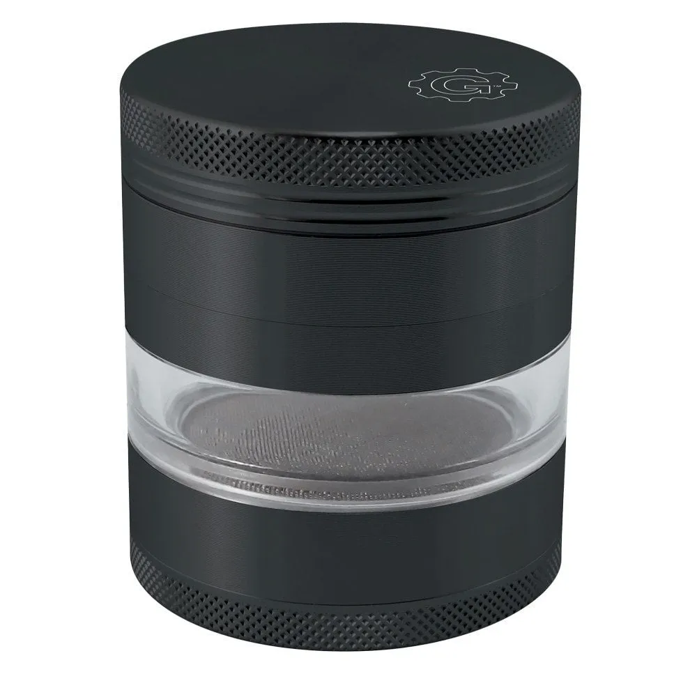 2.5 In Grindhouse 4pc Grinder With Window - Black
