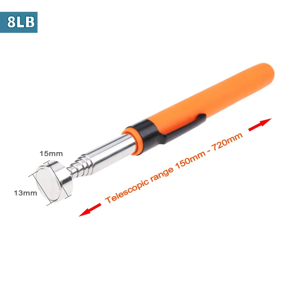 7 Styles Telescopic Magnetic Pen Metalworking Handy Tool Magnet Capacity for Picking Up Nut Bolt Adjustable Pickup Rod Stick