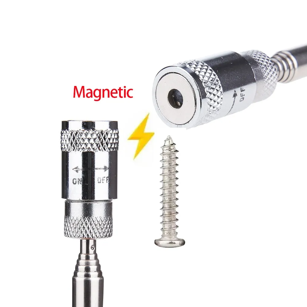 7 Styles Telescopic Magnetic Pen Metalworking Handy Tool Magnet Capacity for Picking Up Nut Bolt Adjustable Pickup Rod Stick
