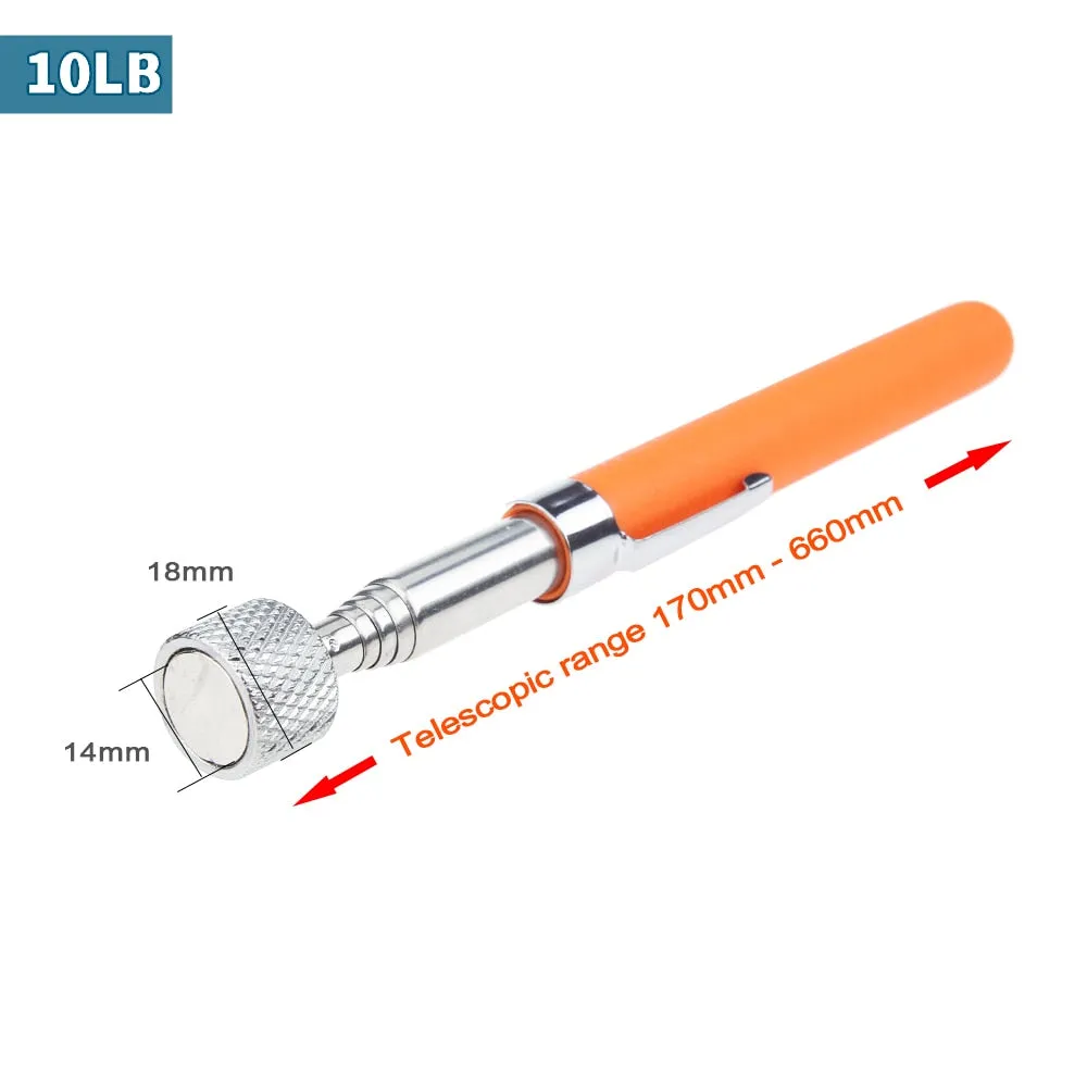 7 Styles Telescopic Magnetic Pen Metalworking Handy Tool Magnet Capacity for Picking Up Nut Bolt Adjustable Pickup Rod Stick