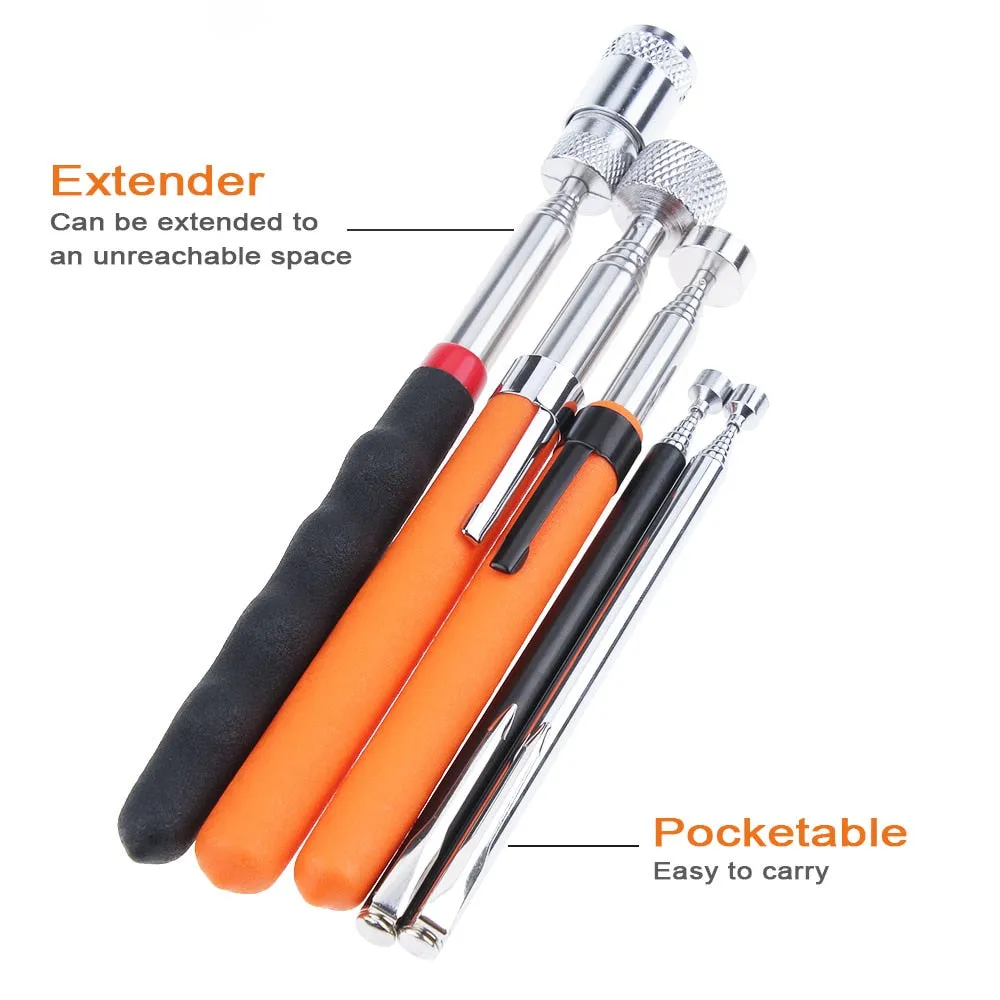 7 Styles Telescopic Magnetic Pen Metalworking Handy Tool Magnet Capacity for Picking Up Nut Bolt Adjustable Pickup Rod Stick