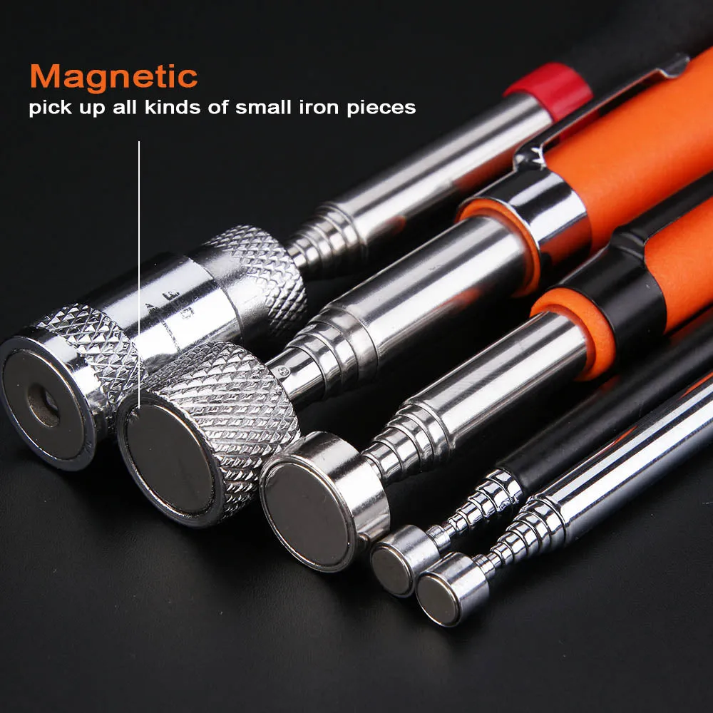 7 Styles Telescopic Magnetic Pen Metalworking Handy Tool Magnet Capacity for Picking Up Nut Bolt Adjustable Pickup Rod Stick
