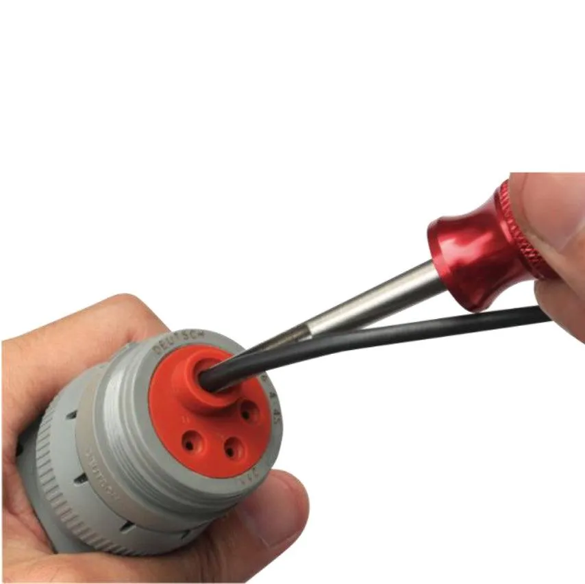 7pc Deutsch Terminal Release/Removal Tool Kit - 4, 8, 12, 14, 16, and 20 Gauge Wire Terminals