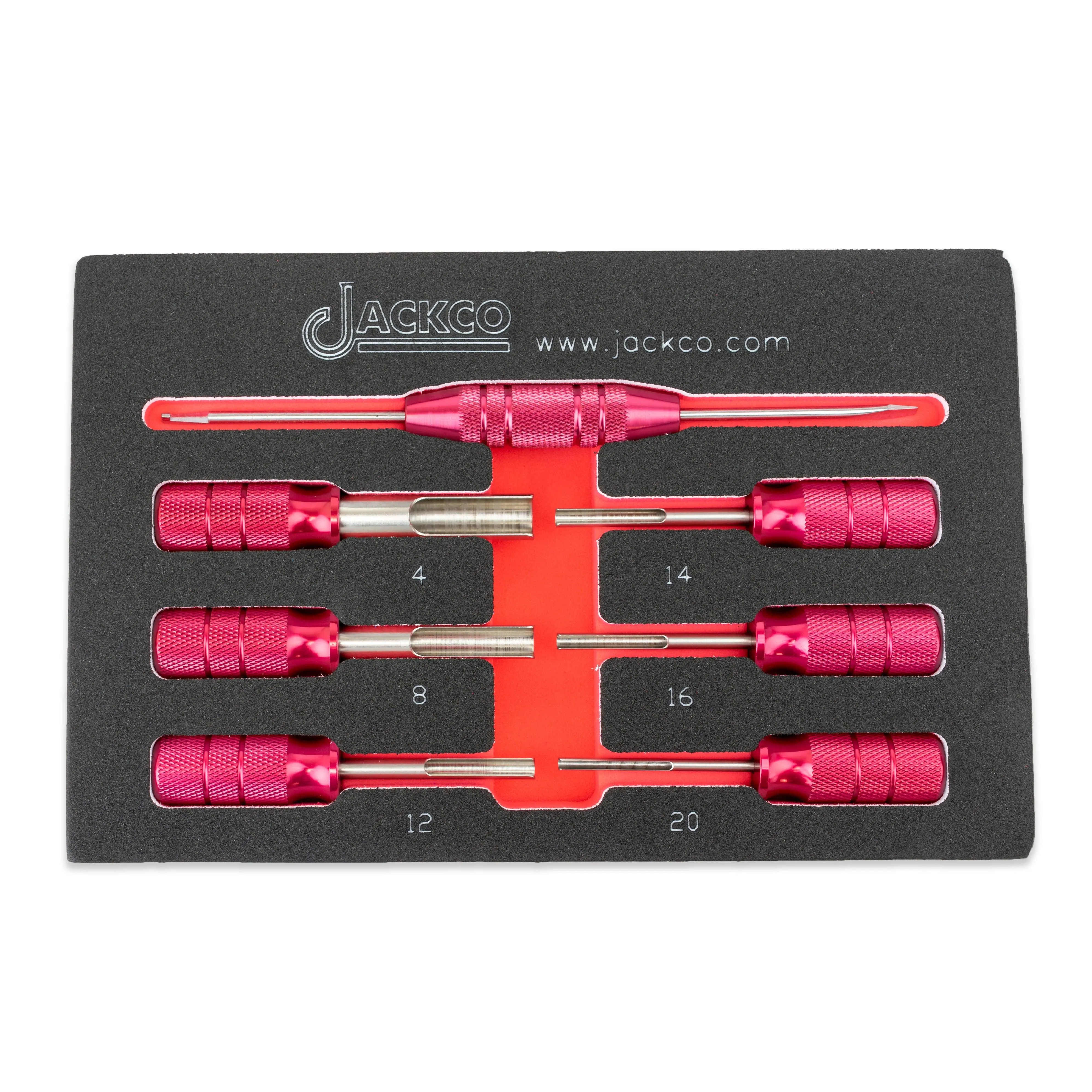 7pc Deutsch Terminal Release/Removal Tool Kit - 4, 8, 12, 14, 16, and 20 Gauge Wire Terminals