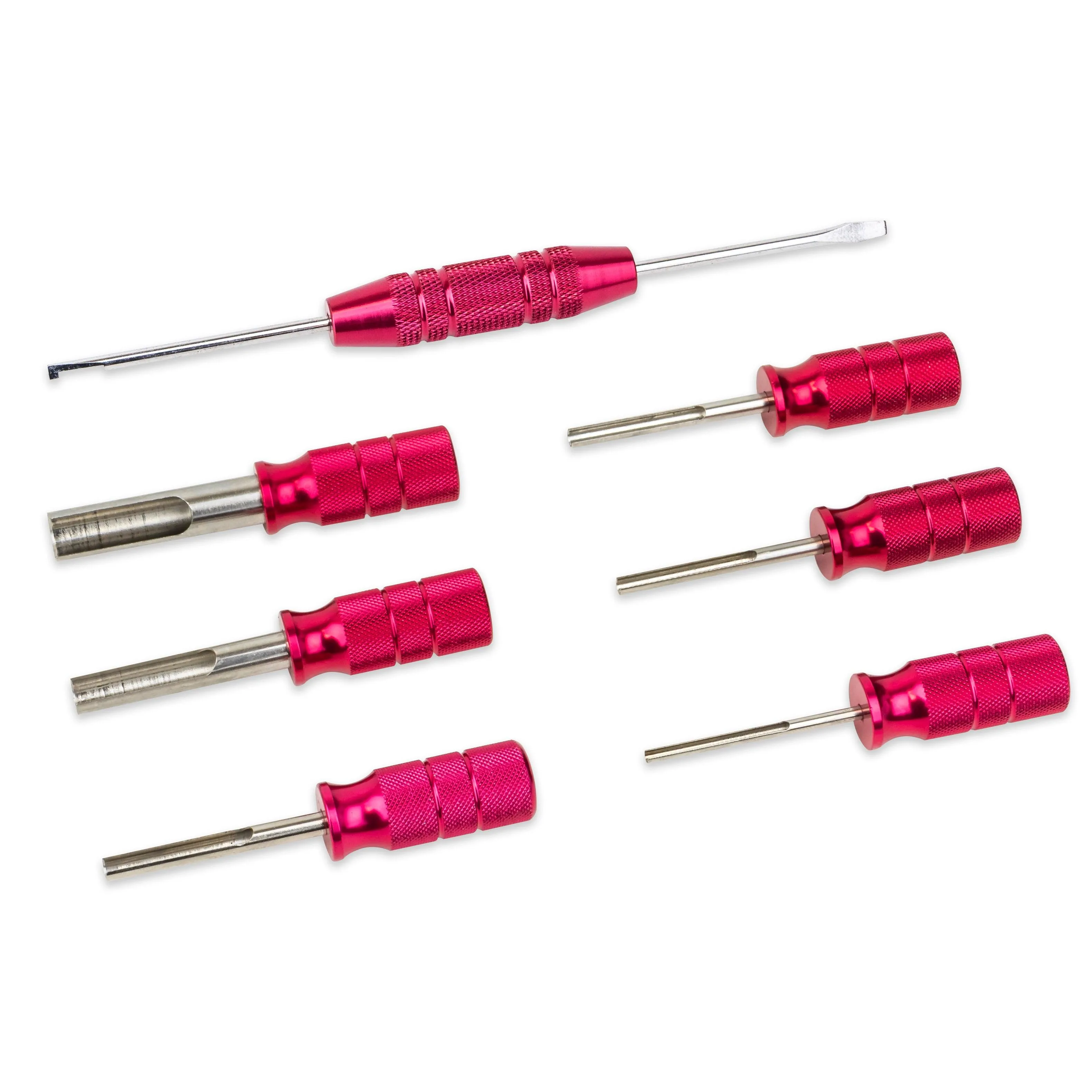 7pc Deutsch Terminal Release/Removal Tool Kit - 4, 8, 12, 14, 16, and 20 Gauge Wire Terminals