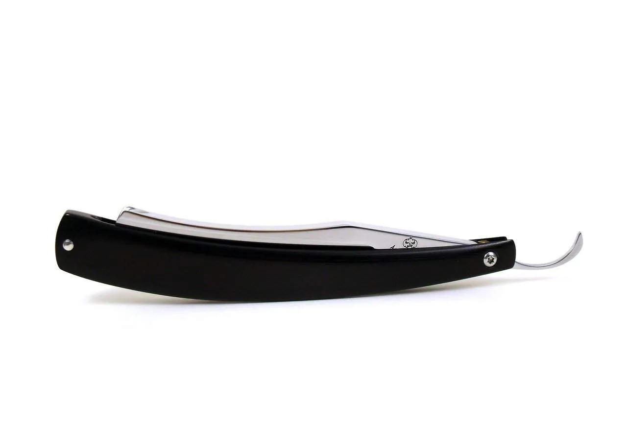 Alex Jacques Custom 6/8 Straight Razon In Black G10