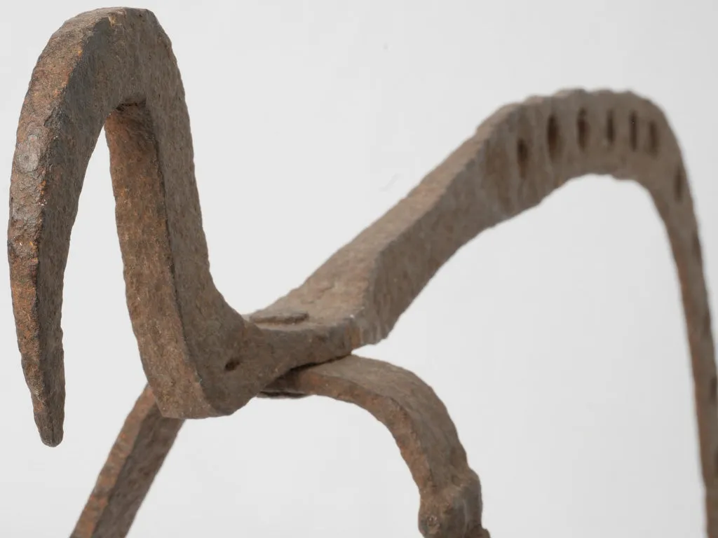 Antique European fire roasting tool