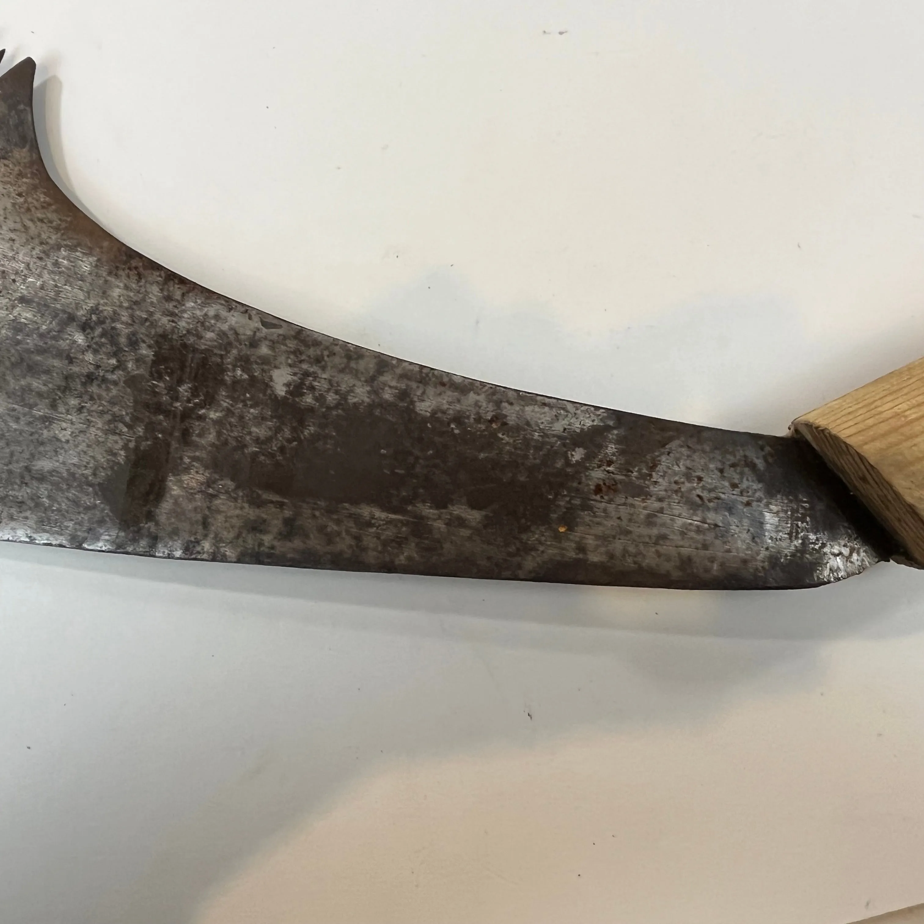 Antique Japanese Saw c1800’s Nokogiri Forged Iron Tool 44”