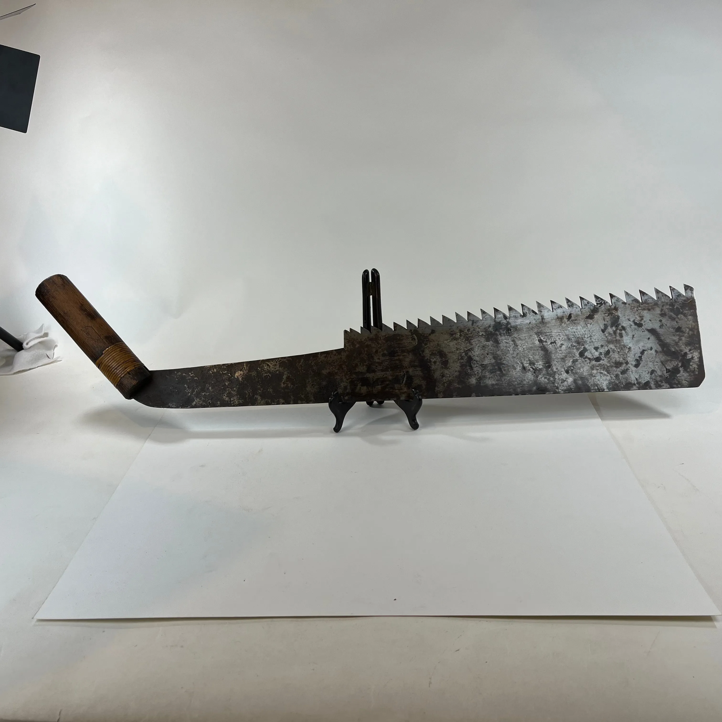 Antique Japanese Saw Nokogiri Forged Iron Tool 36”