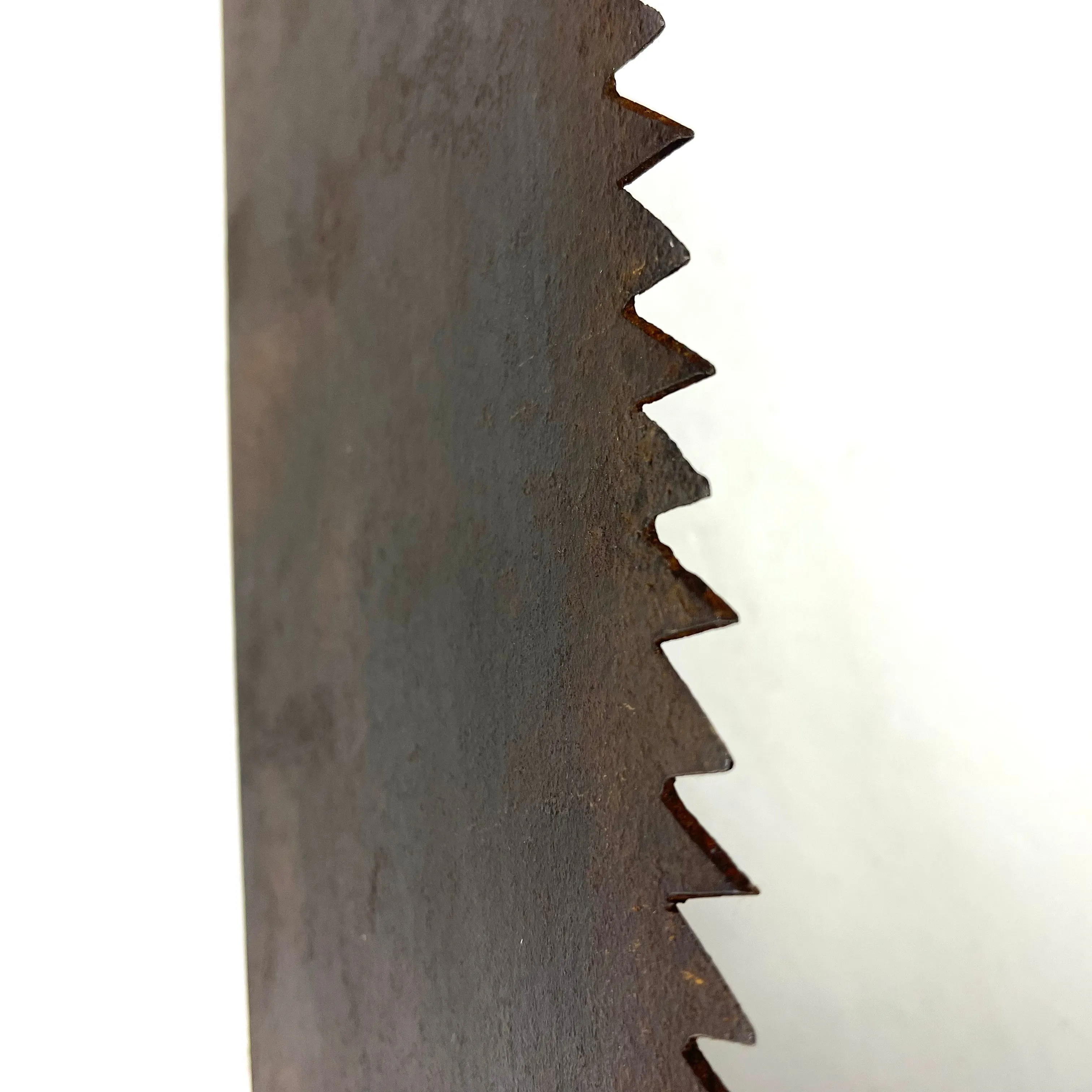 Antique Japanese Signed Saw Nokogiri Forged Iron Tool 35"