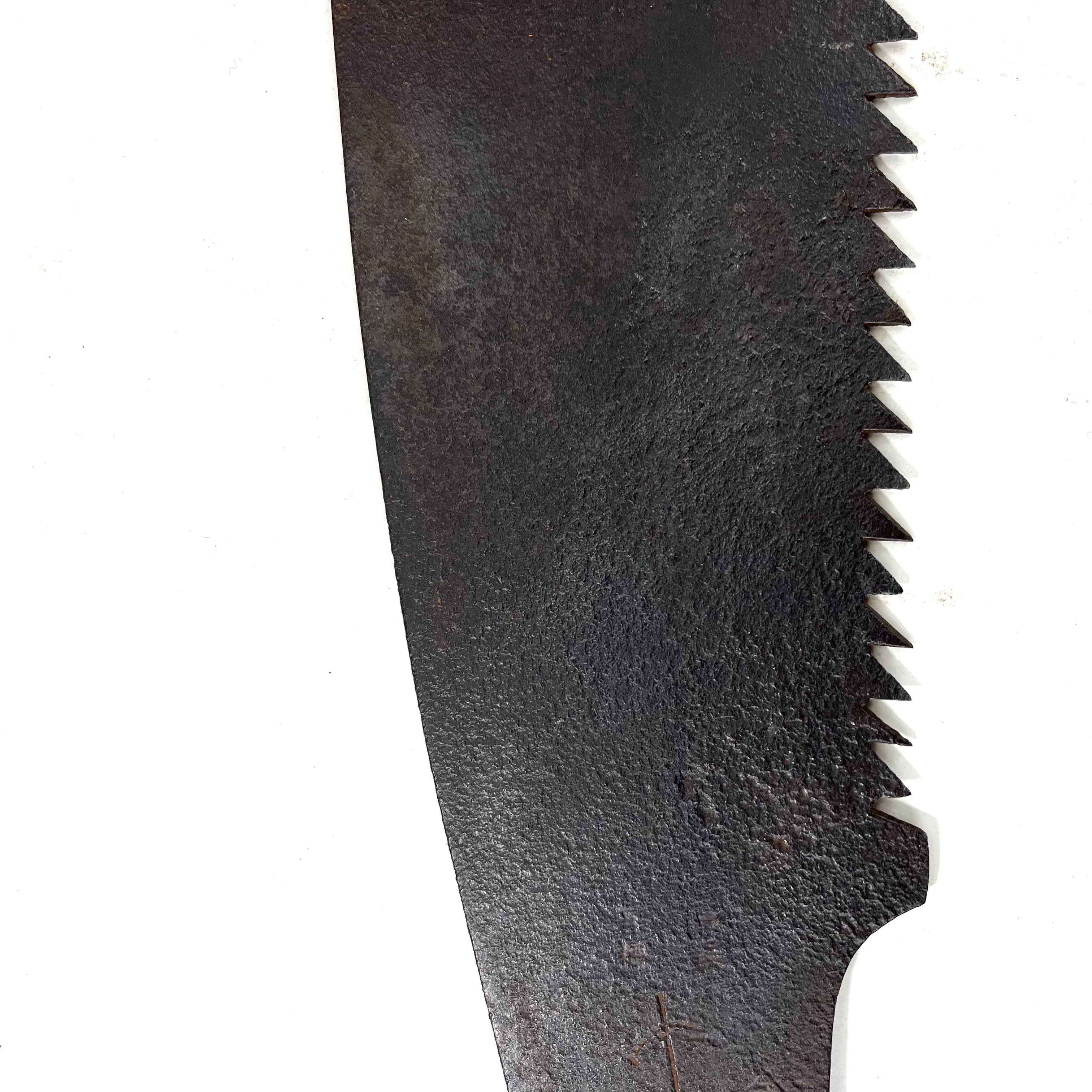 Antique Japanese Signed Saw Nokogiri Forged Iron Tool 35"