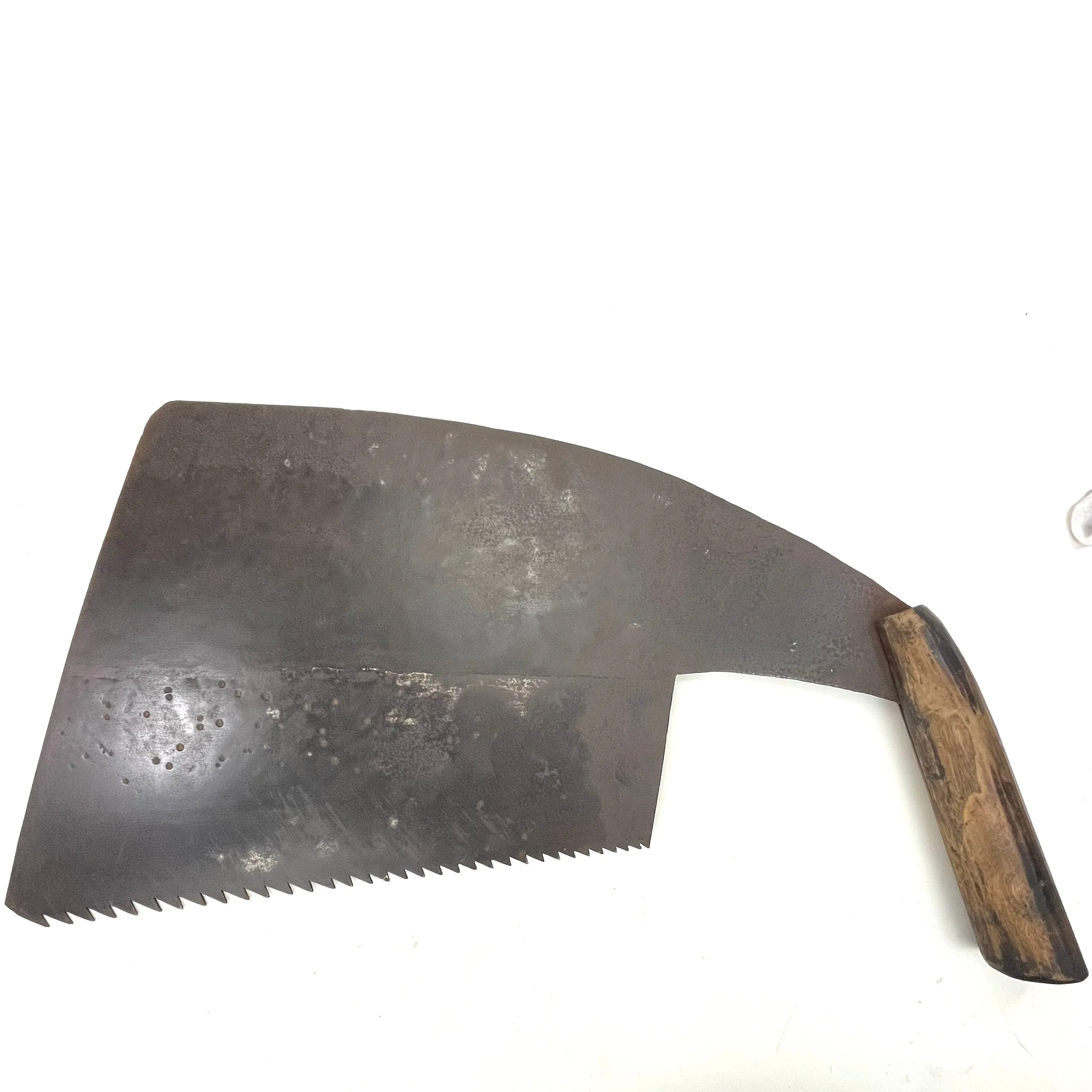 Antique Japanese  Whaleback Saw Forged Iron Huge Maebiki Nokogiri Tool