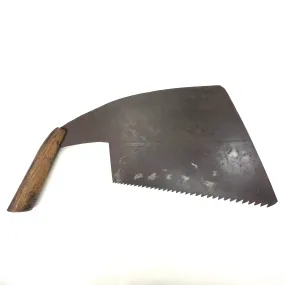 Antique Japanese  Whaleback Saw Forged Iron Huge Maebiki Nokogiri Tool