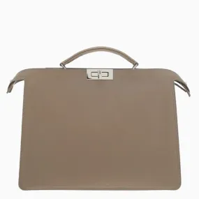 BEIGE PEEKABOO ISEEU MEDIUM BAG IN NYLON