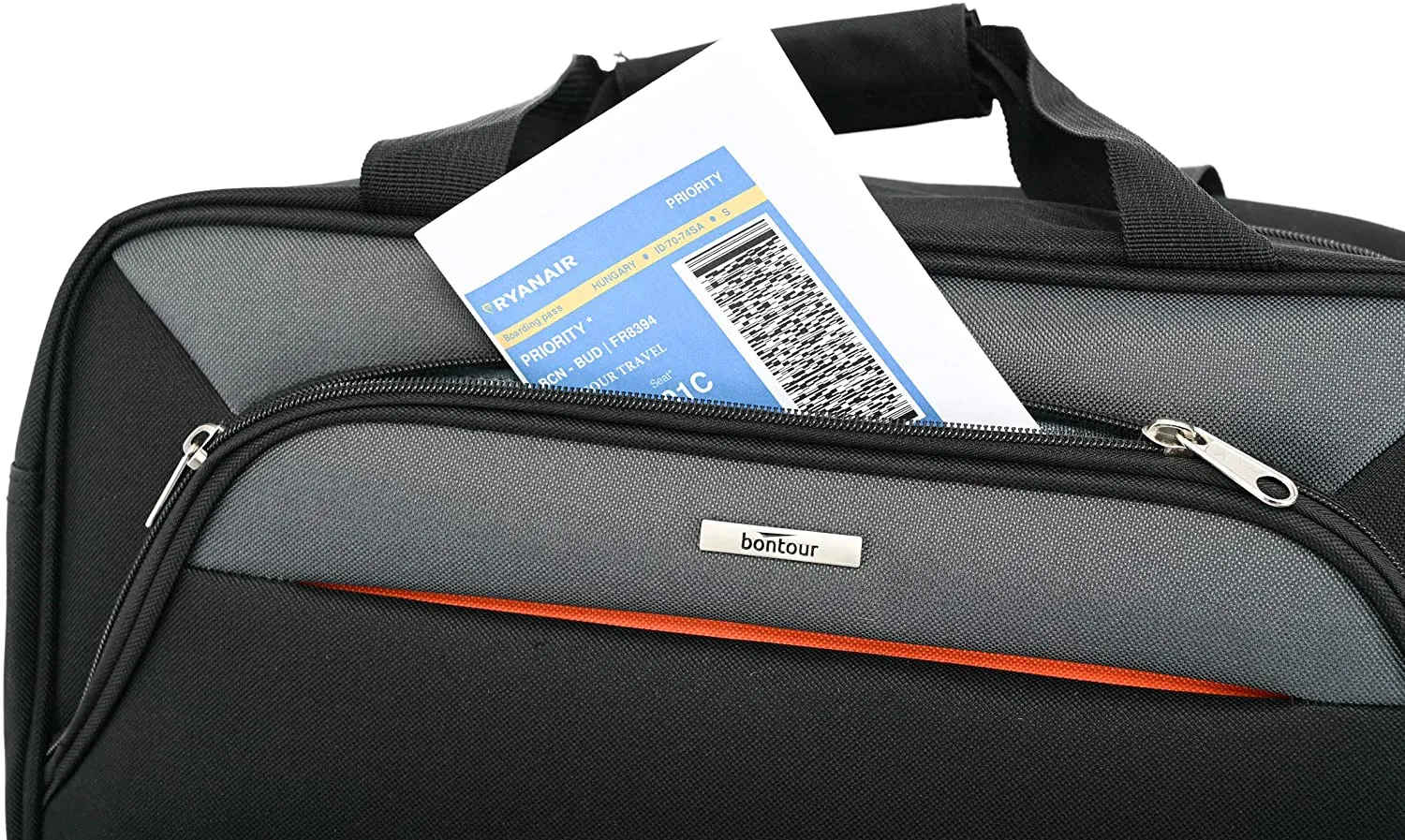BONTOUR “AIR” Traveling bag for Ryanair/Wizz Air 40x20x25 cm, darkgray