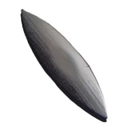 Convex Lozenge Shaped Oboe plaque, Ebony