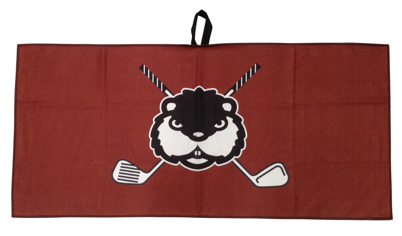 Cross Clubs Gopher Waffle Golf Towel by ReadyGOLF