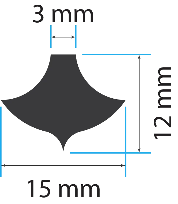 DiamondCore Clay Impression Stamp #15