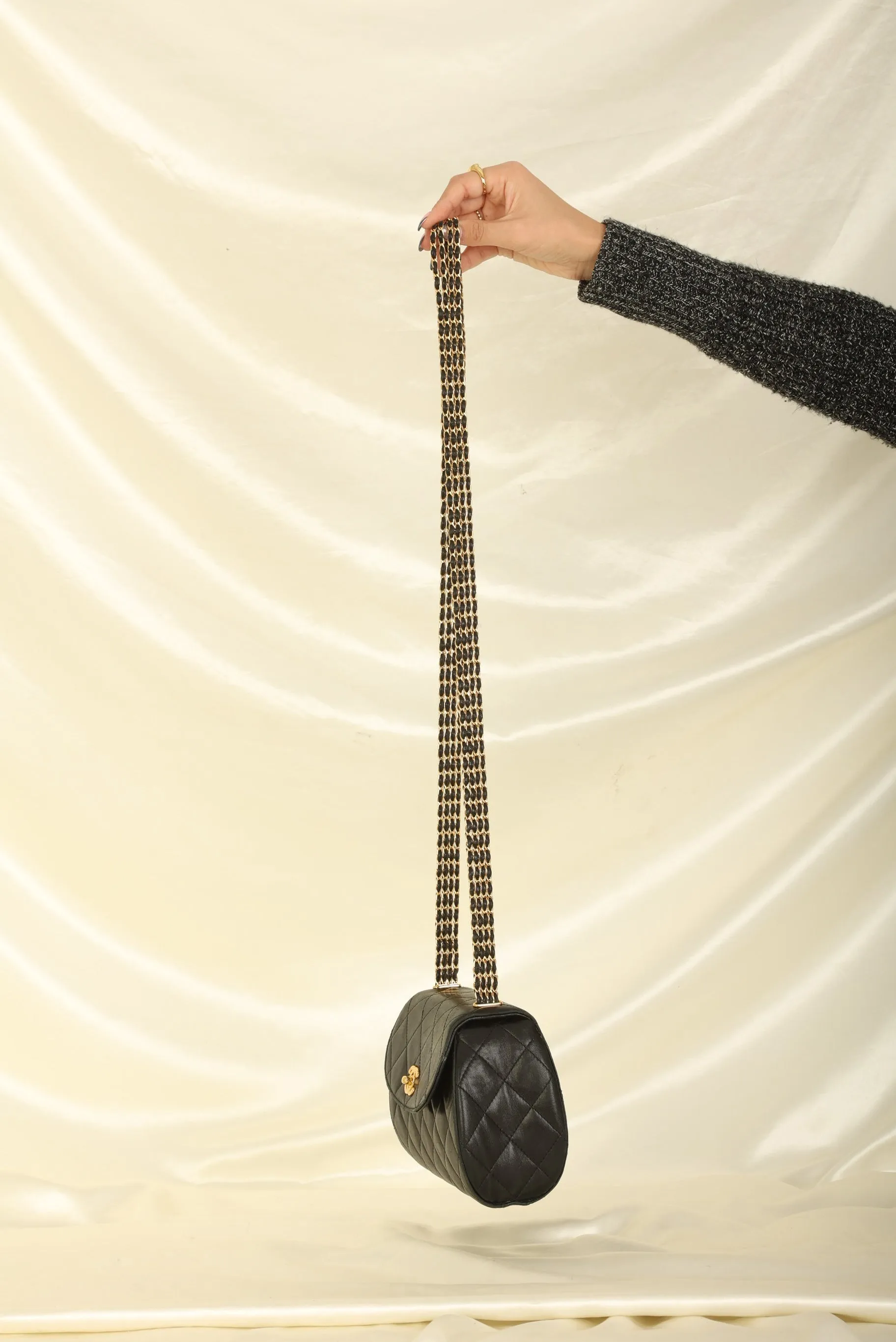 Extremely Rare CL 1994 Lambskin Multi Chain Bag