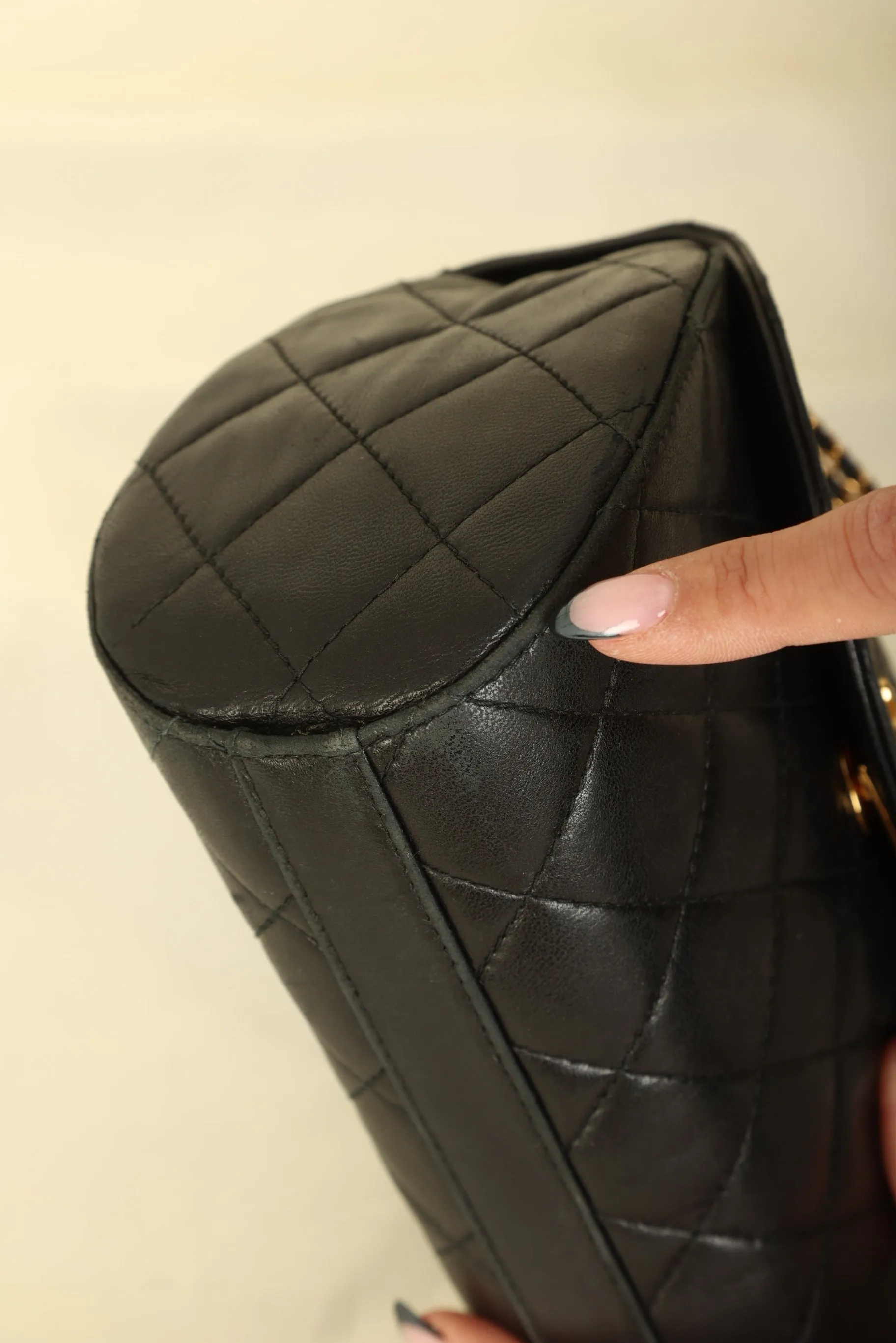 Extremely Rare CL 1994 Lambskin Multi Chain Bag