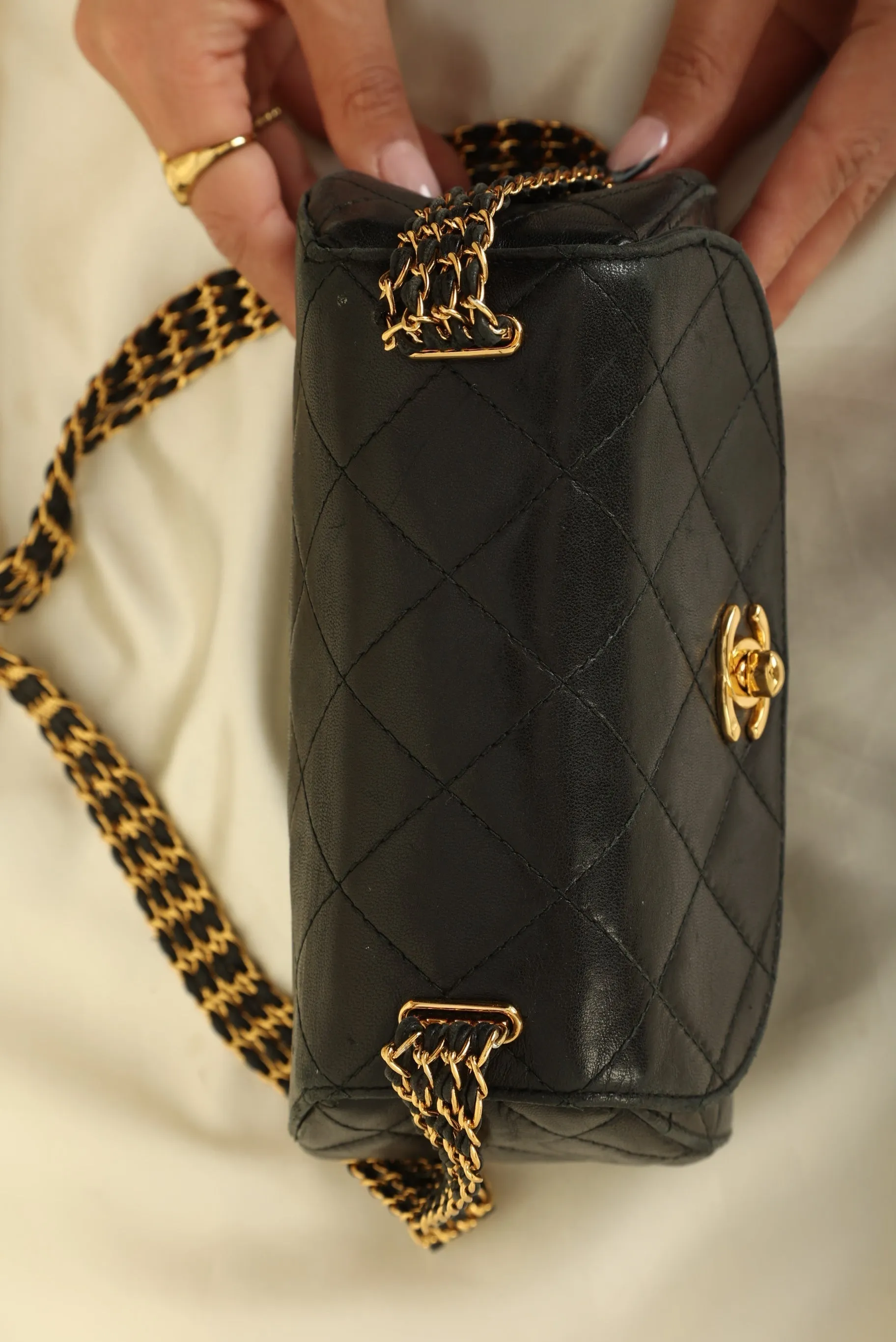 Extremely Rare CL 1994 Lambskin Multi Chain Bag