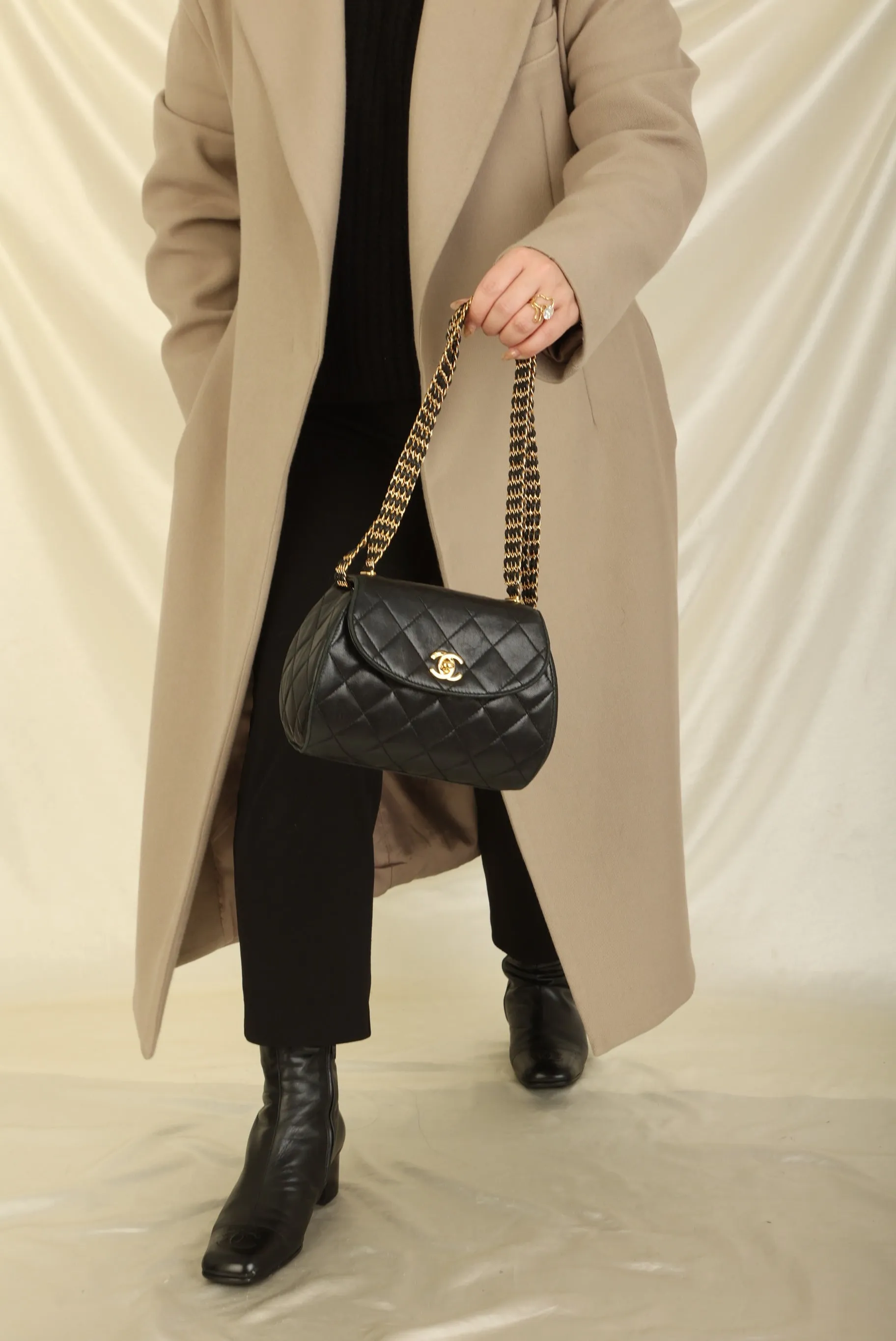 Extremely Rare CL 1994 Lambskin Multi Chain Bag