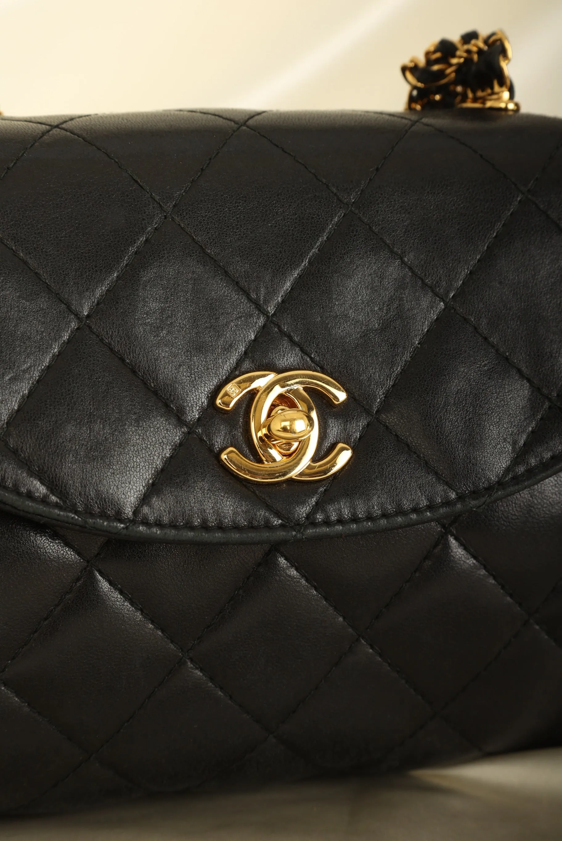 Extremely Rare CL 1994 Lambskin Multi Chain Bag