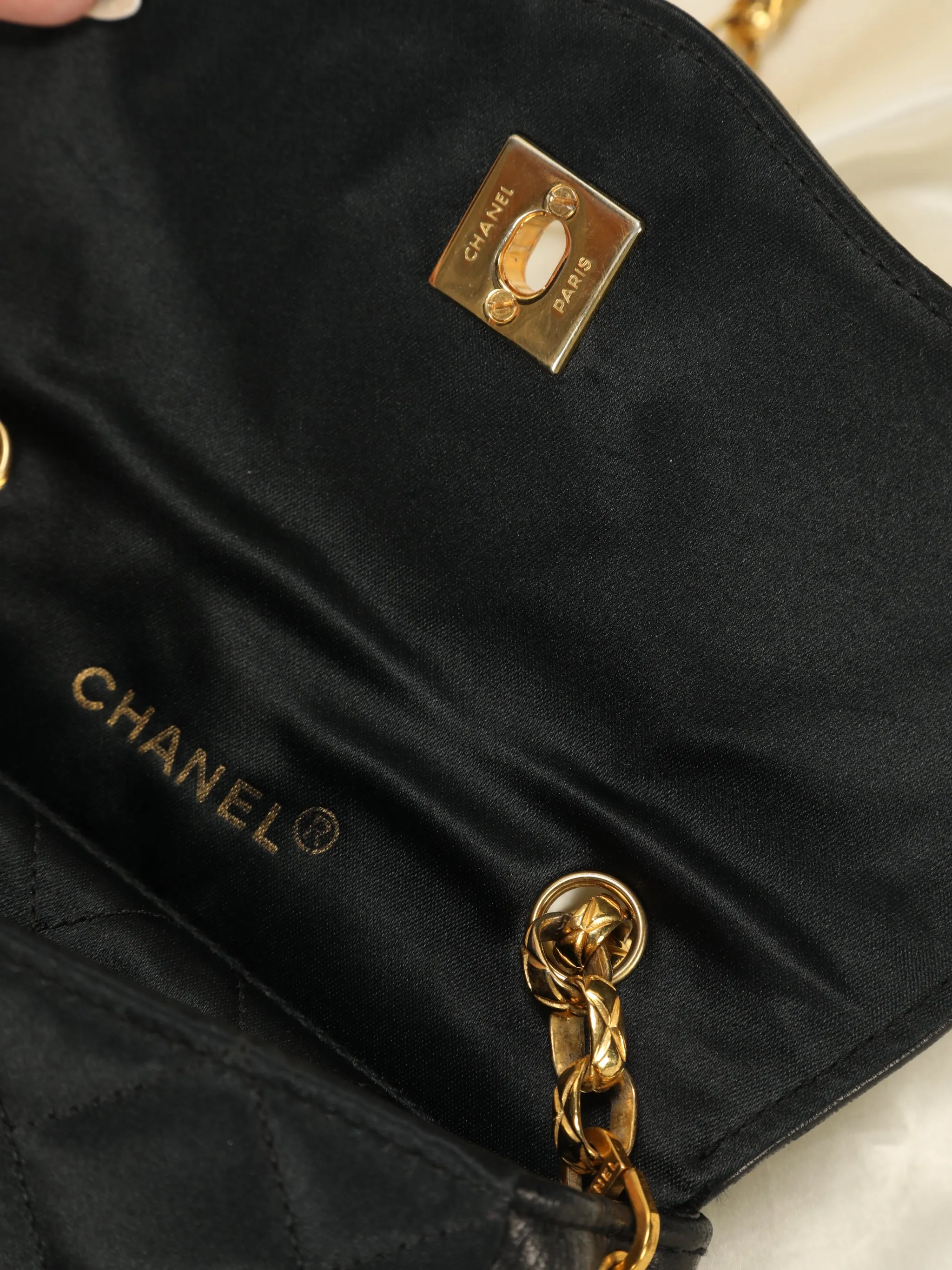 Extremely Rare CL Satin Bijoux Mini Bag & Wallet
