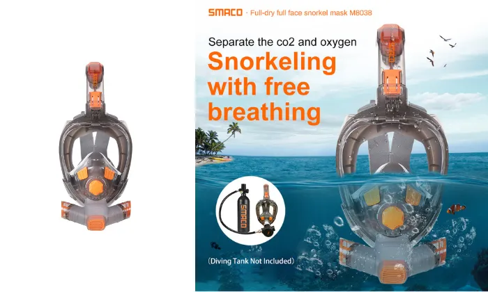 Foldable Dry Snorkel