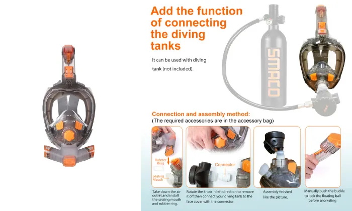 Foldable Dry Snorkel