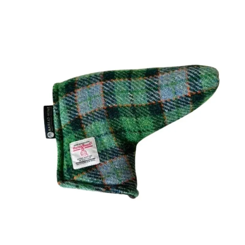 Golf Blade Putter Cover with Magnetic Closure in Harris Tweed®
