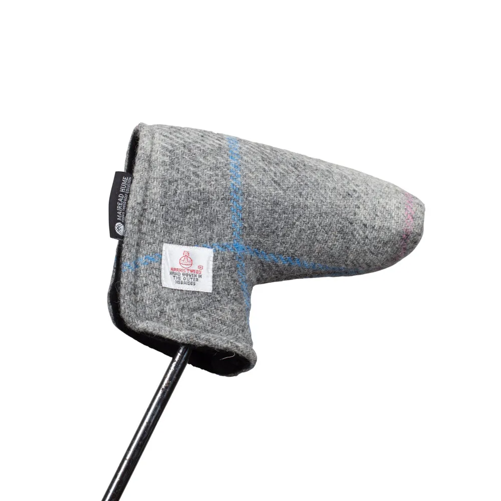 Golf Blade Putter Cover with Magnetic Closure in Harris Tweed®