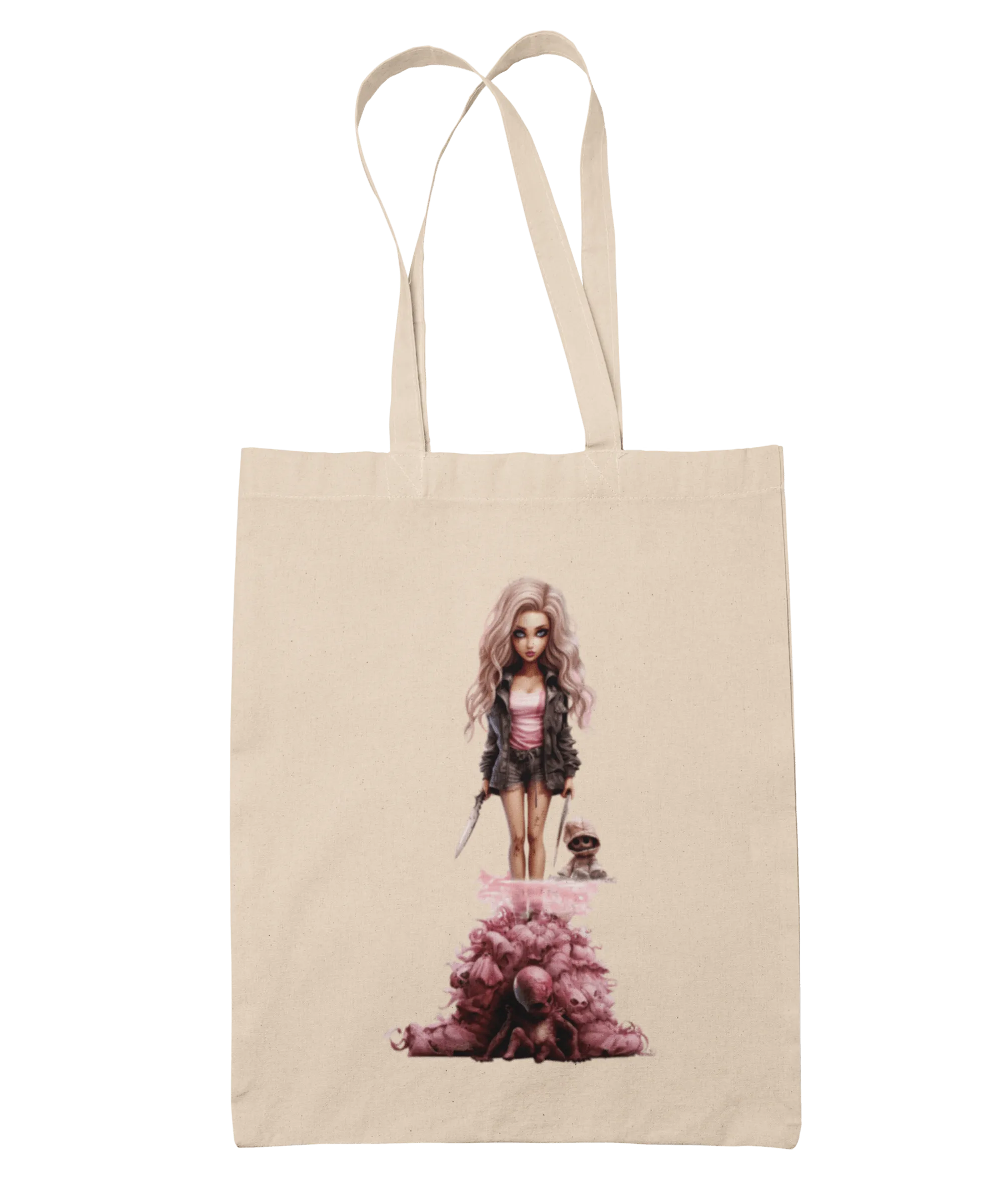 Gothic Rocker Barbie Tote Bag