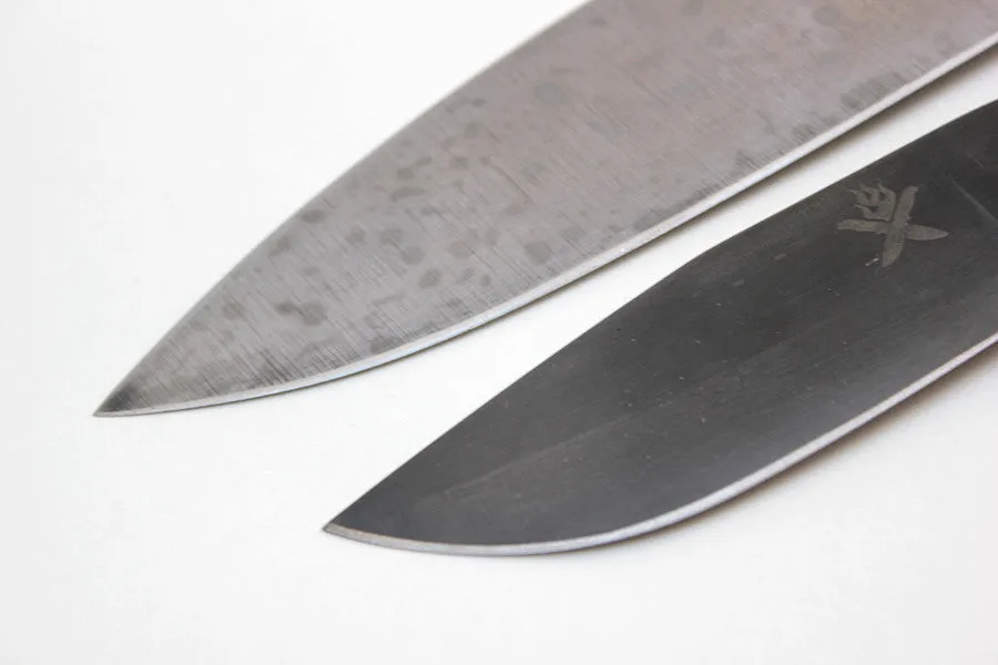 Hand Carved Carbon Utility Knives | Matthew LaJoie