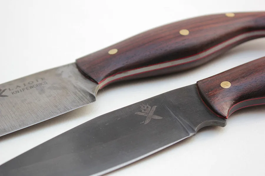 Hand Carved Carbon Utility Knives | Matthew LaJoie