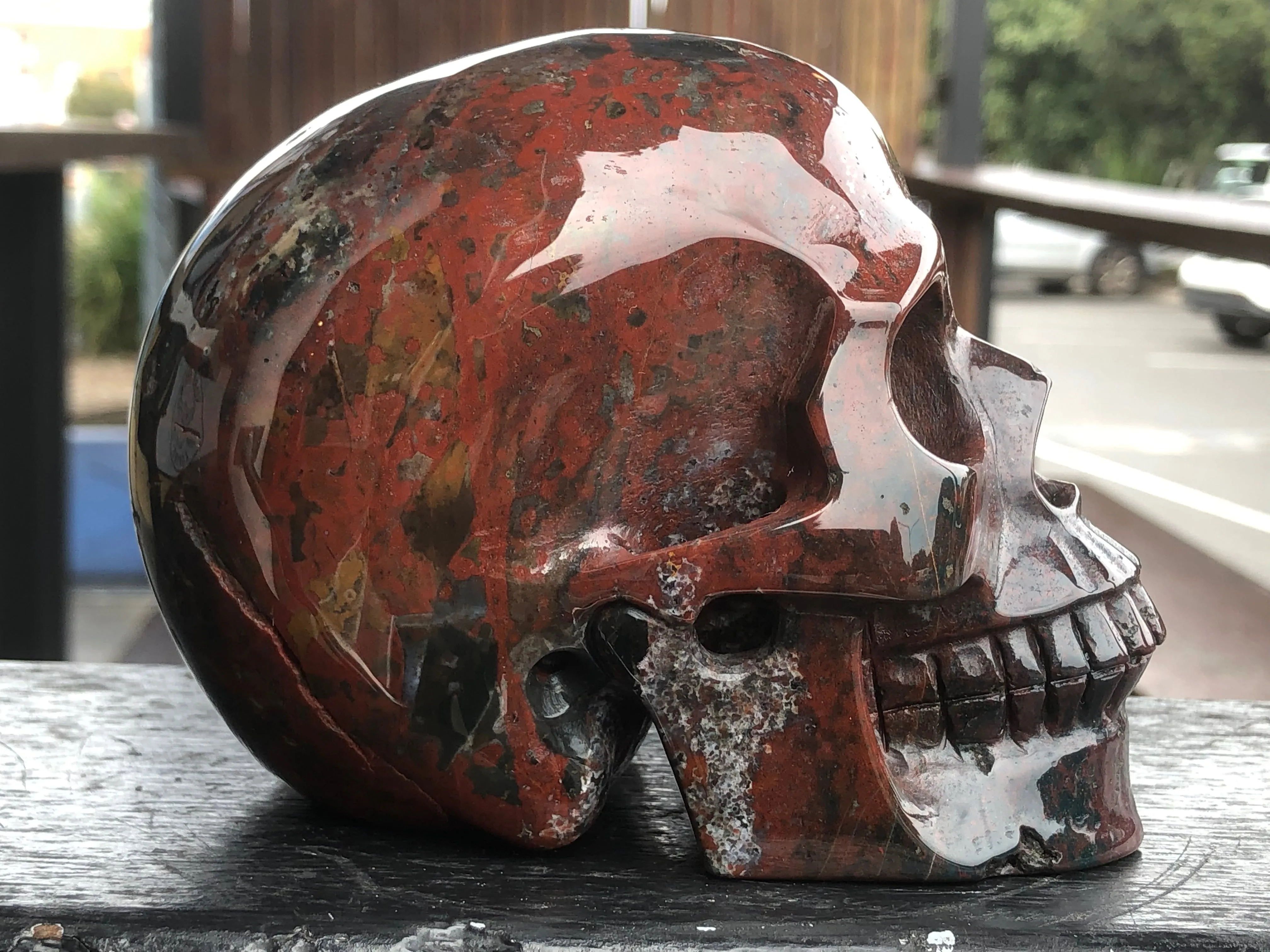 Indian Agate Skull [1k1384]
