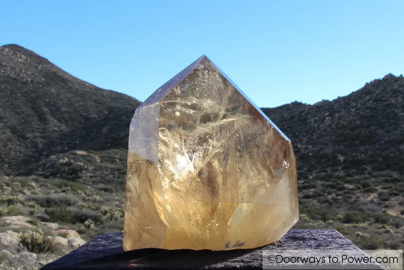 John of God Citrine Abundance Crystal Point