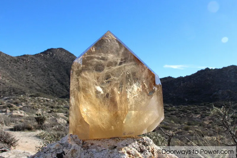 John of God Citrine Abundance Crystal Point