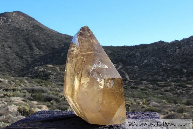 John of God Citrine Abundance Crystal Point