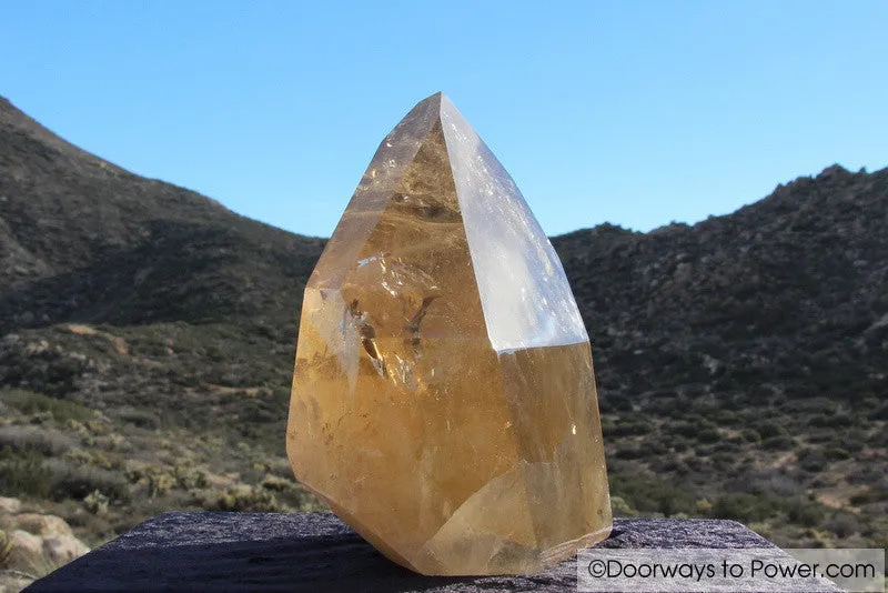 John of God Citrine Abundance Crystal Point