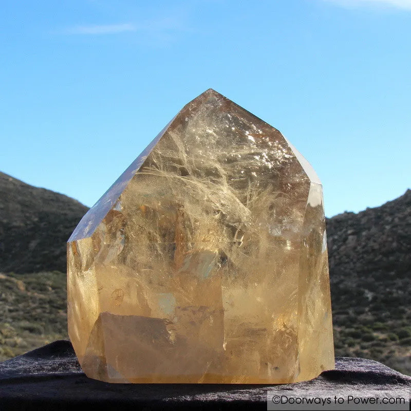 John of God Citrine Abundance Crystal Point