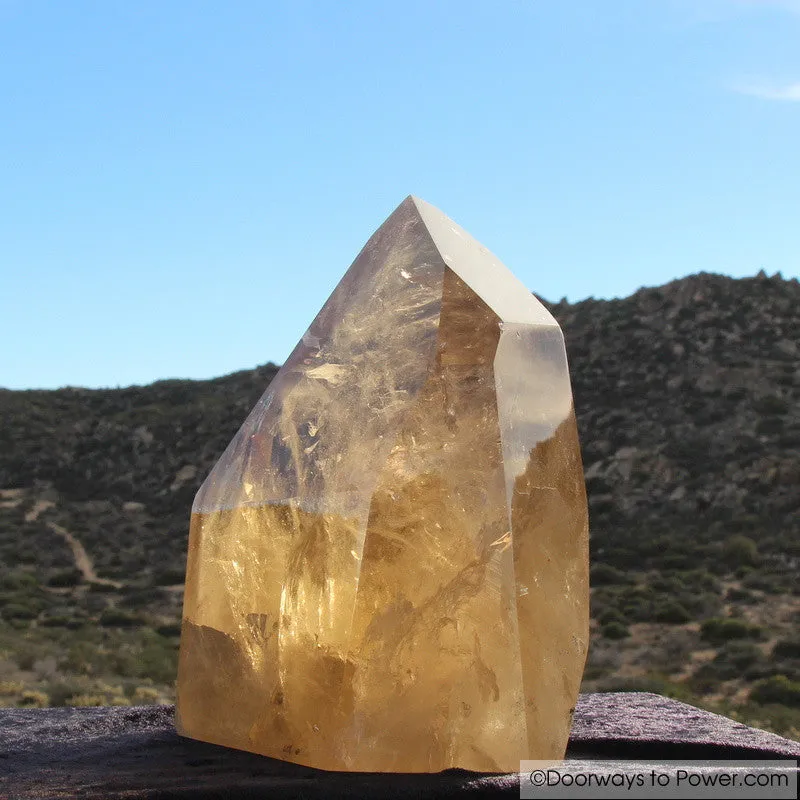 John of God Citrine Abundance Crystal Point