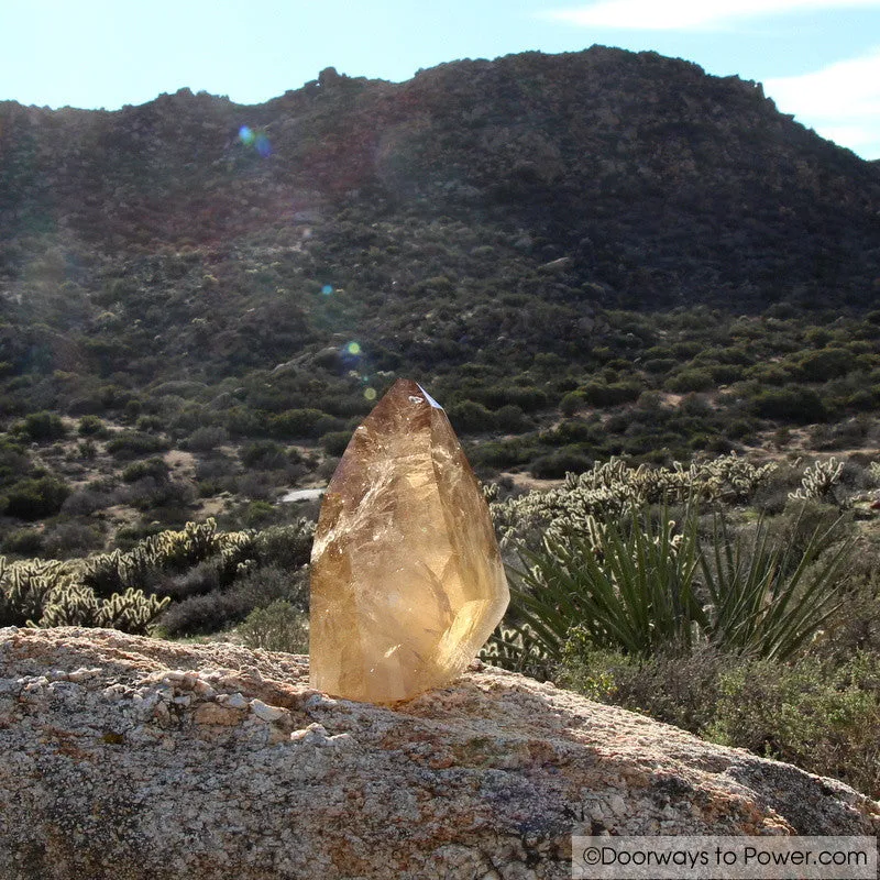 John of God Citrine Abundance Crystal Point